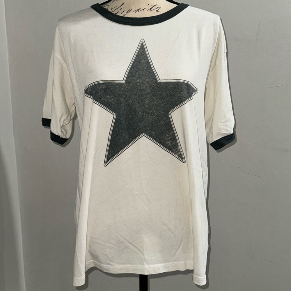 Classic Star Oversized Ringer T - Picture 3 of 3